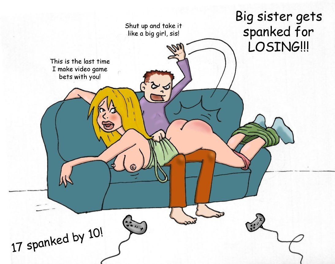 Sister spanking