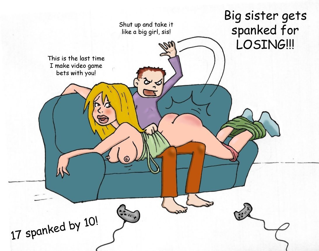 Spanked babysitter