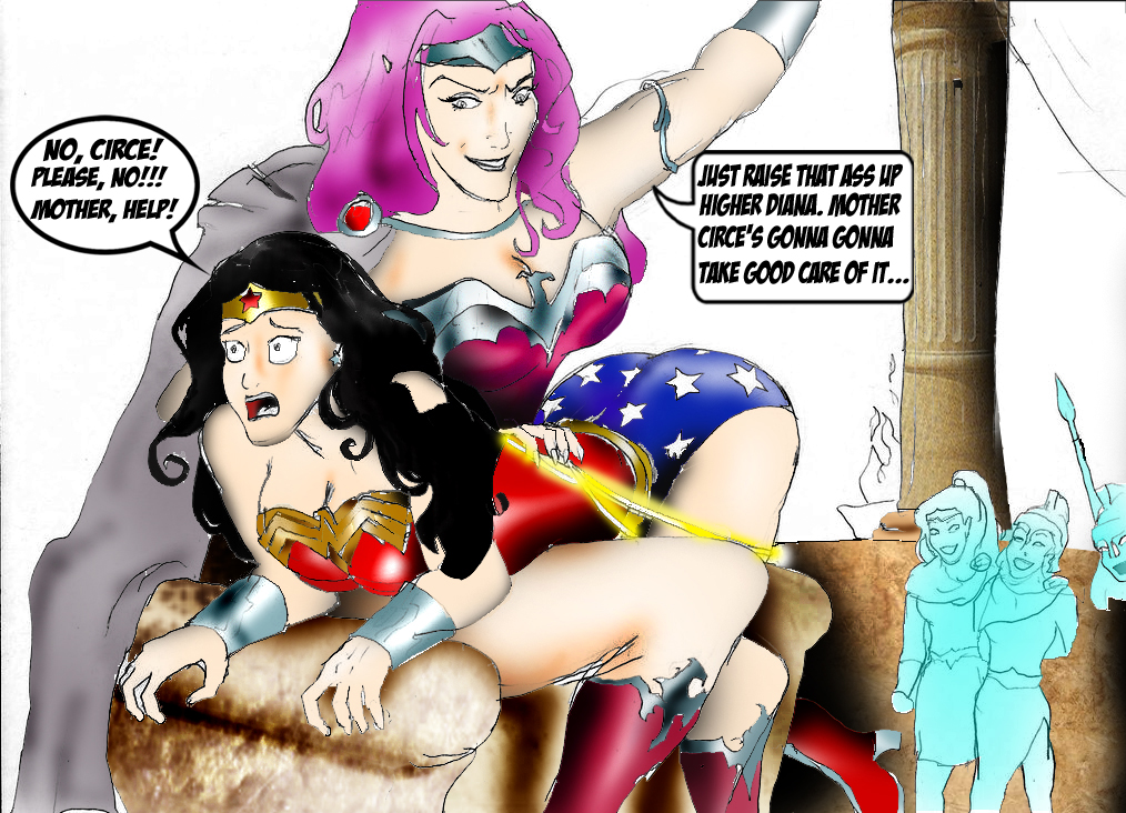 Wonder Woman's pleas fall on deaf ears as Circe winds up to deliver th...